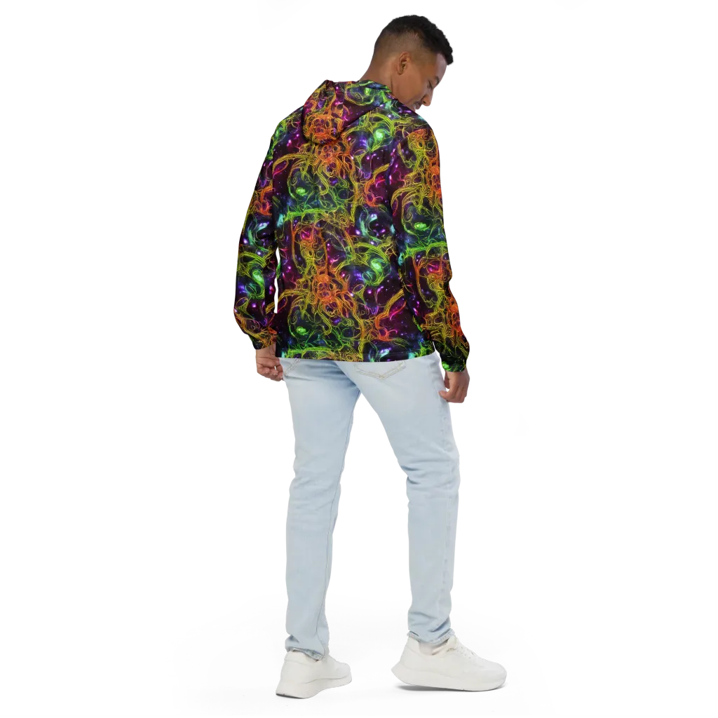 Infinite Filament on Men's Windbreaker — Back