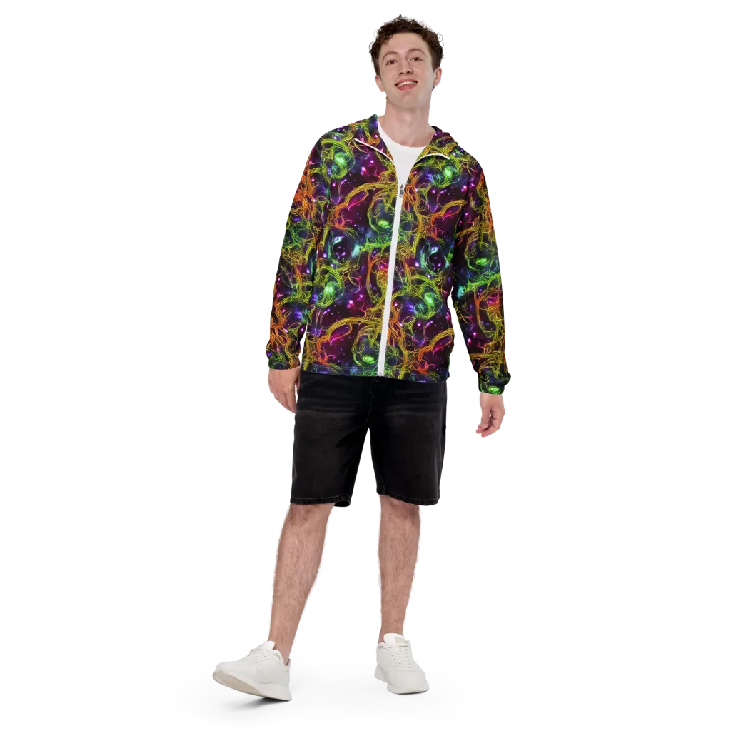 Infinite Filament on Men's Windbreaker — Front