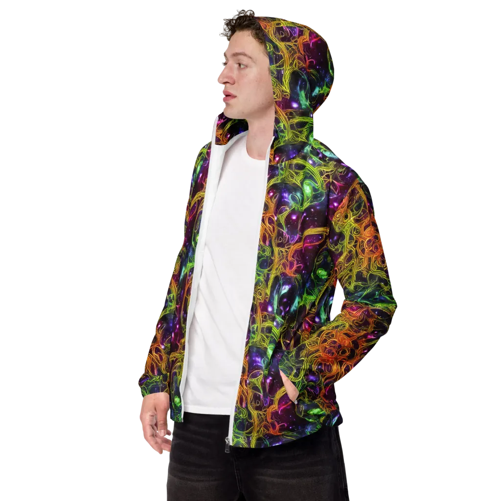 Infinite Filament on Men's Windbreaker — Left Front