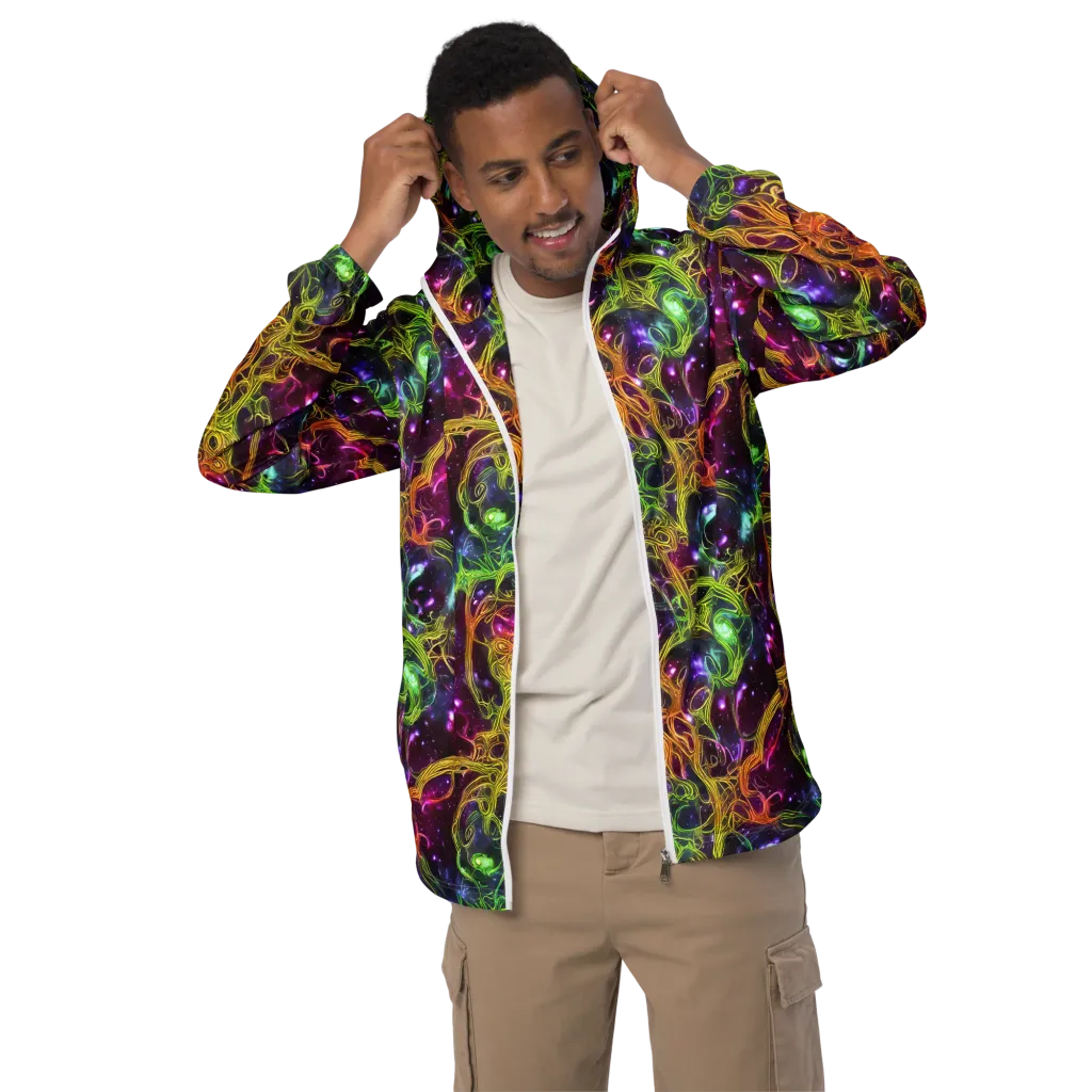 Infinite Filament on Men's Windbreaker — Front