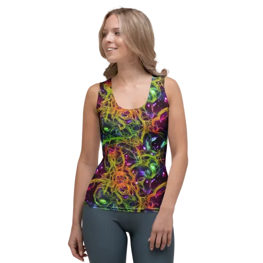 Infinite Filament on a Women's Tank Top