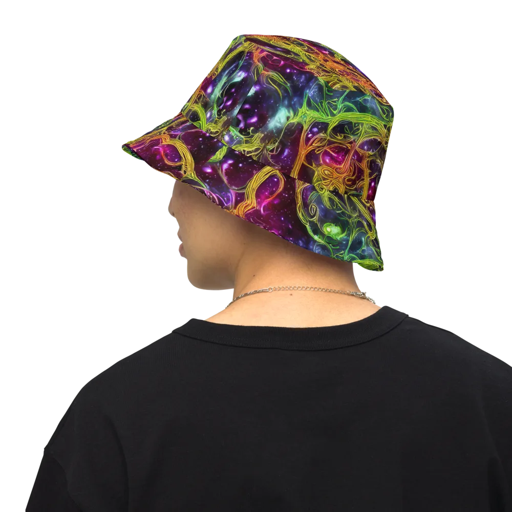 Infinite Filament on Reversible Bucket Hat — Back Inside