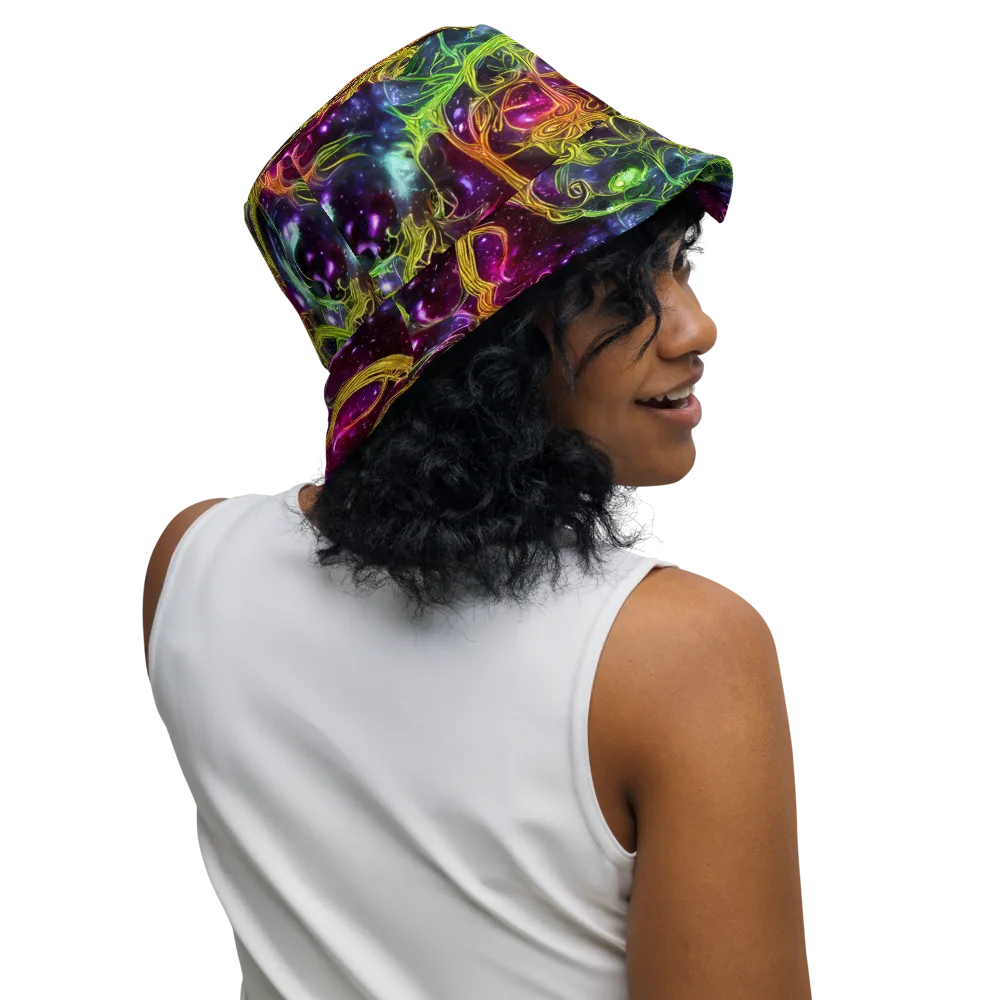 Infinite Filament on Reversible Bucket Hat — Right Outside