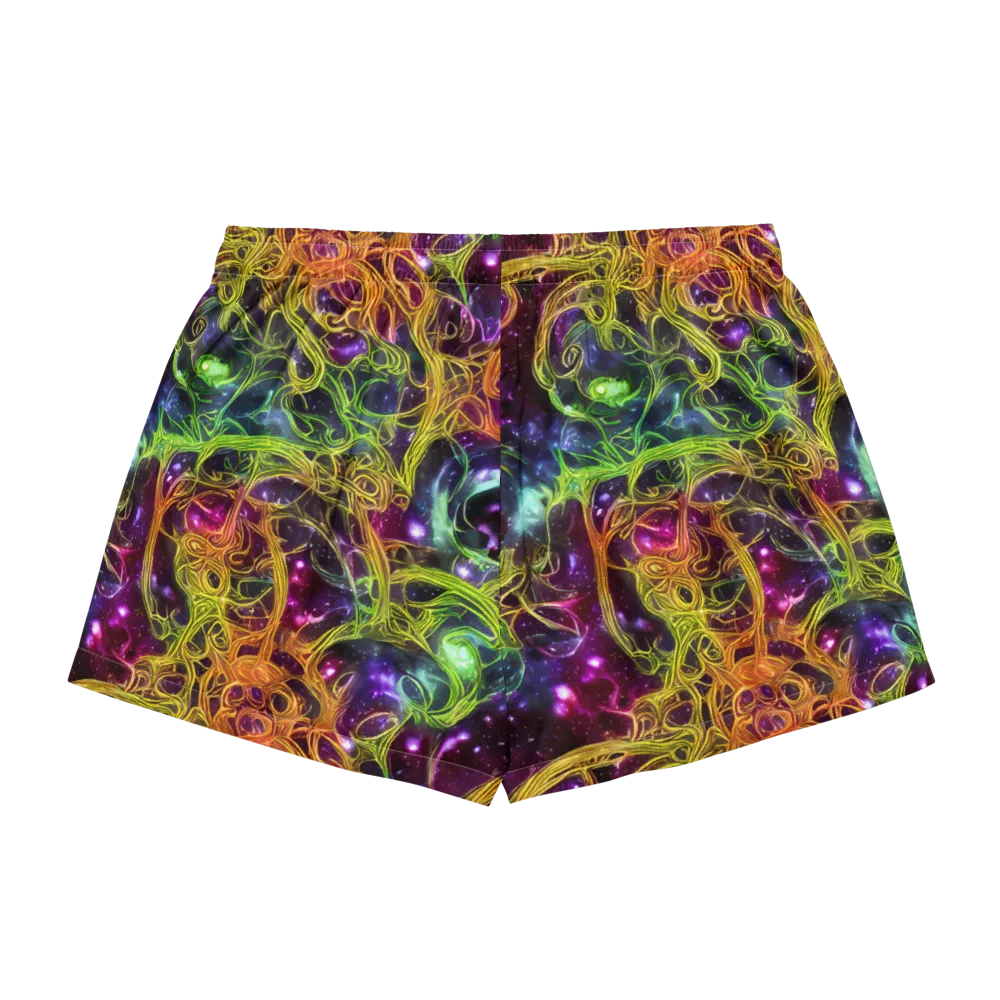 Infinite Filament on Women's Pajama Shorts — Back