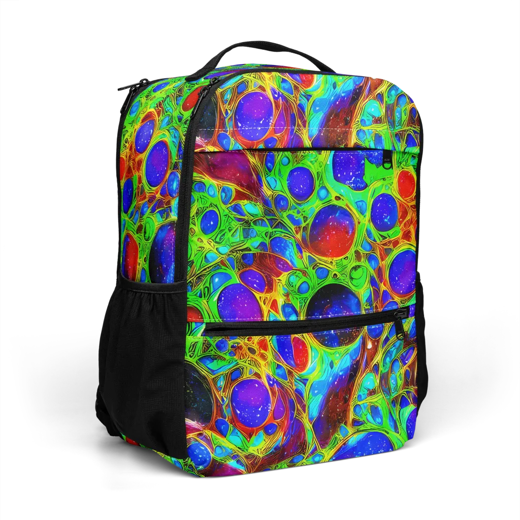 Biomorphic Burst on Utility Backpack — Right Front