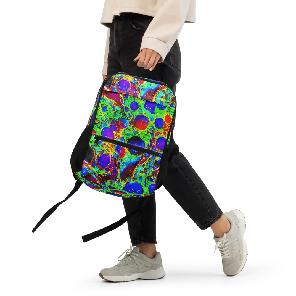 Biomorphic Burst on Utility Backpack — Front