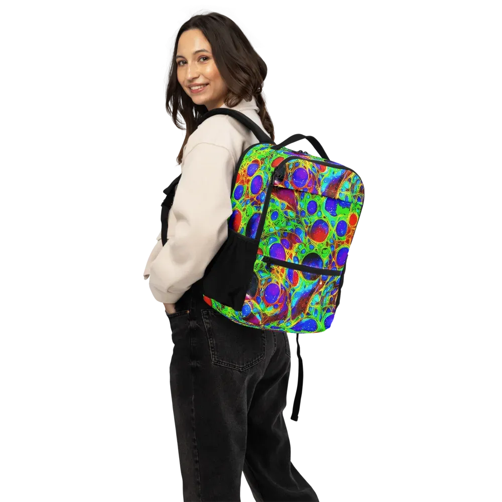 Biomorphic Burst on Utility Backpack — Back