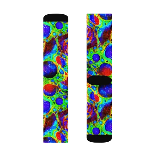 Biomorphic Burst on a Socks