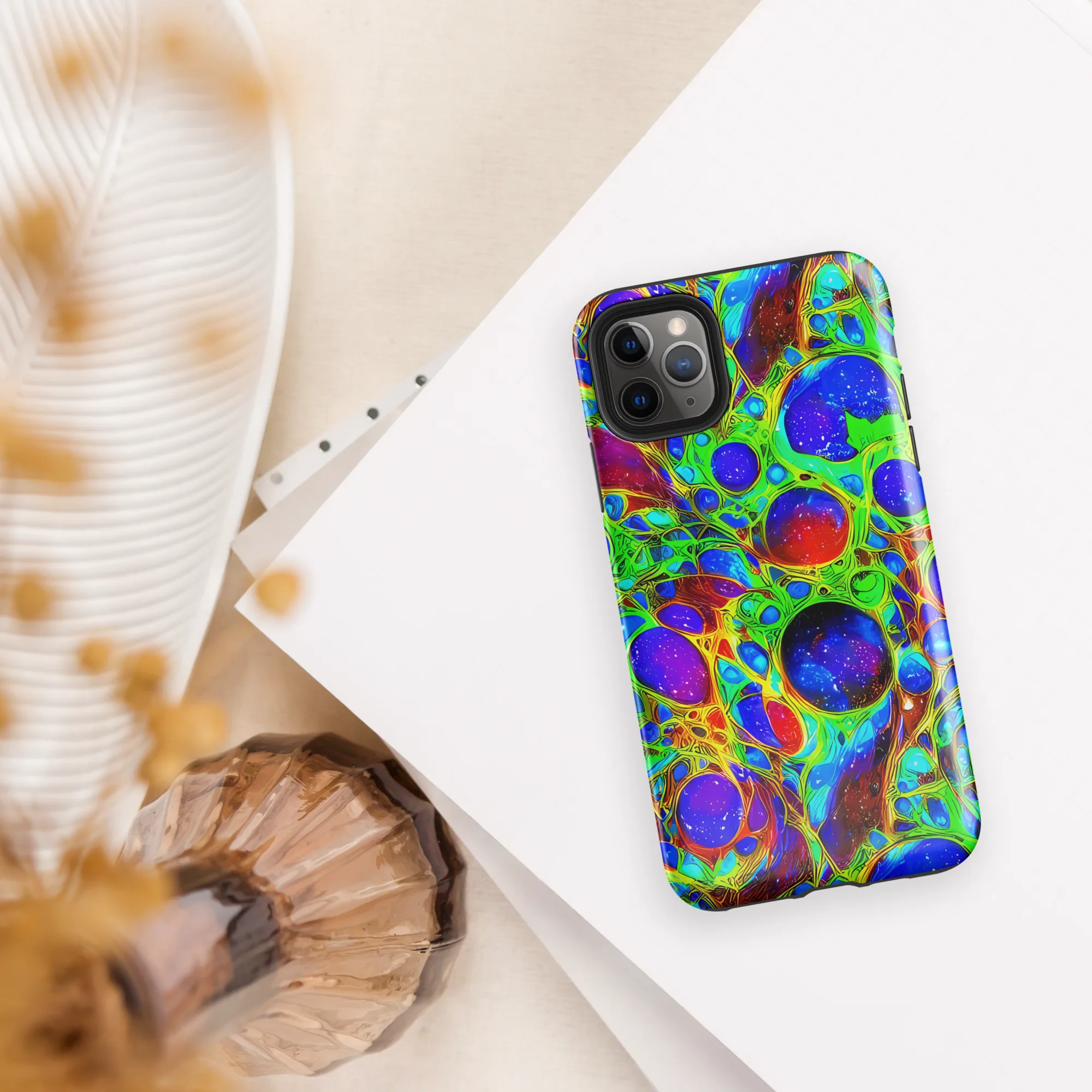 Biomorphic Burst on Tough Case for iPhone® — Front