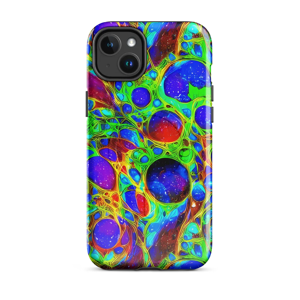 Biomorphic Burst on MagSafe Tough Case for iPhone® — Front