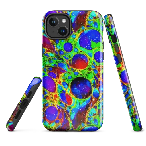 Biomorphic Burst on a MagSafe Tough Case for iPhone®