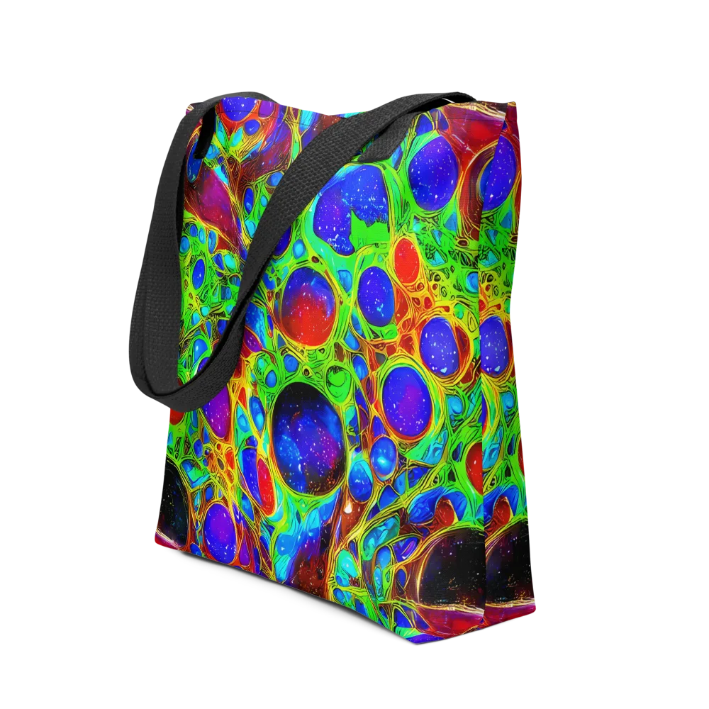 Biomorphic Burst on Tote Bag — Front