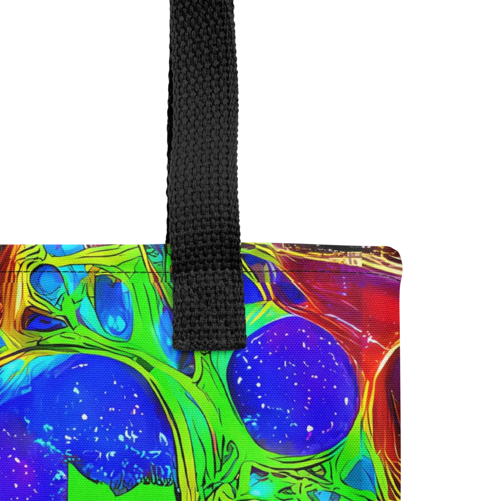 Biomorphic Burst on Tote Bag — Product details