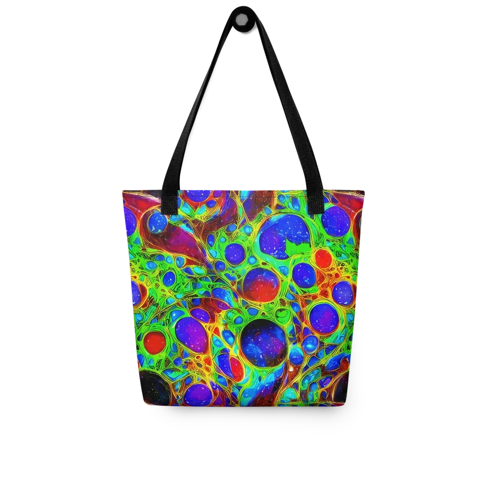 Biomorphic Burst on Tote Bag — Front