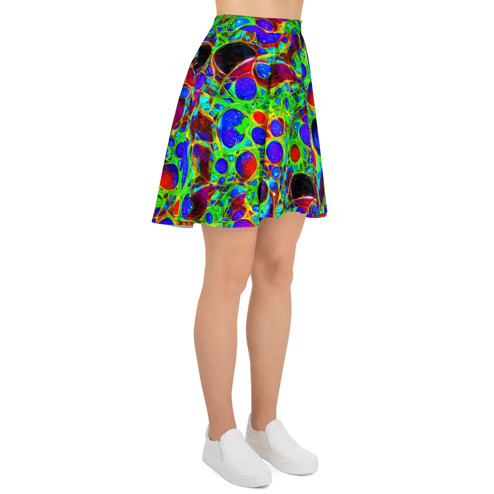 Biomorphic Burst on Skater Skirt — Right