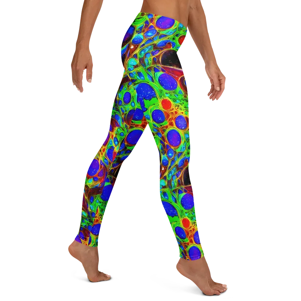 Biomorphic Burst on Leggings — Right
