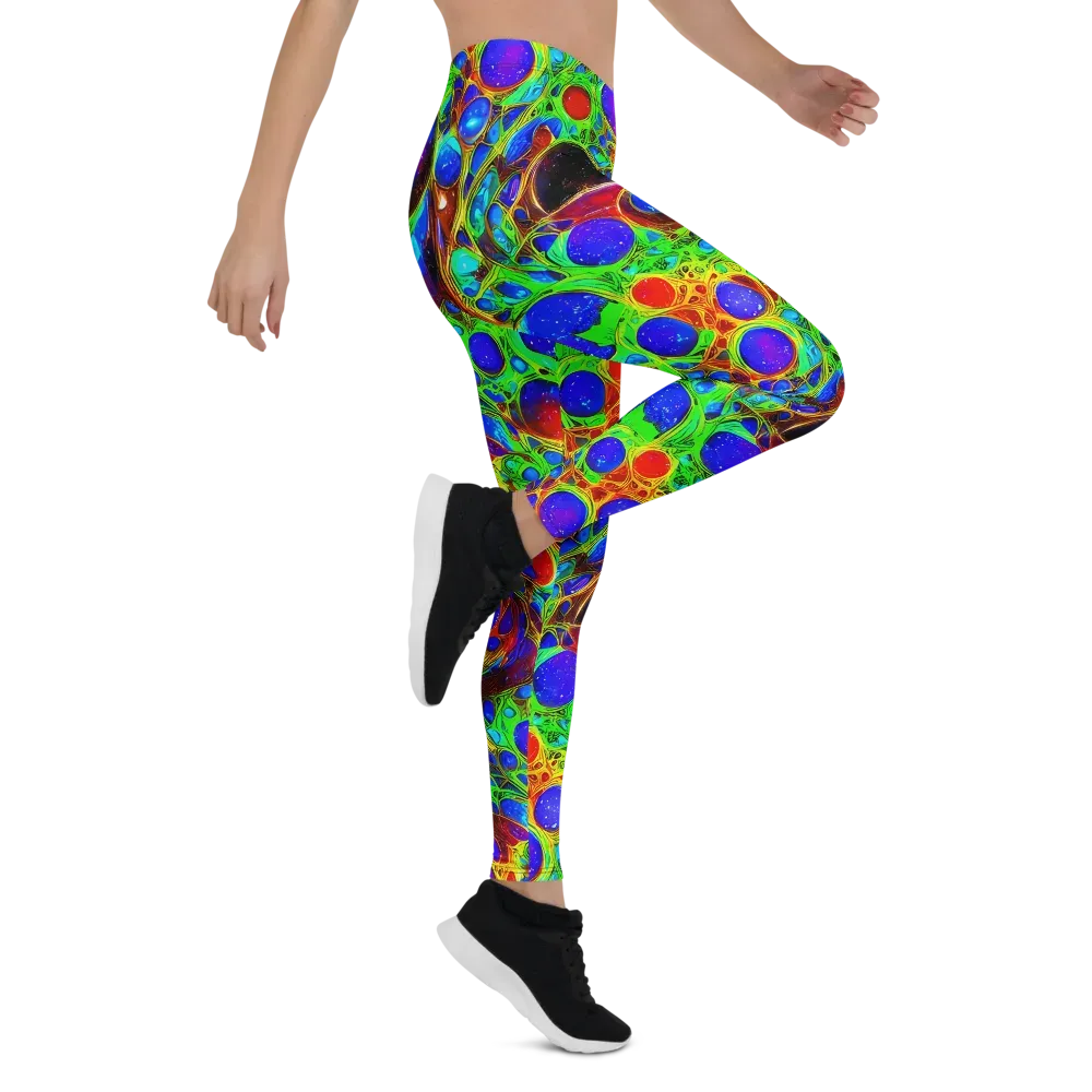 Biomorphic Burst on Leggings — Right