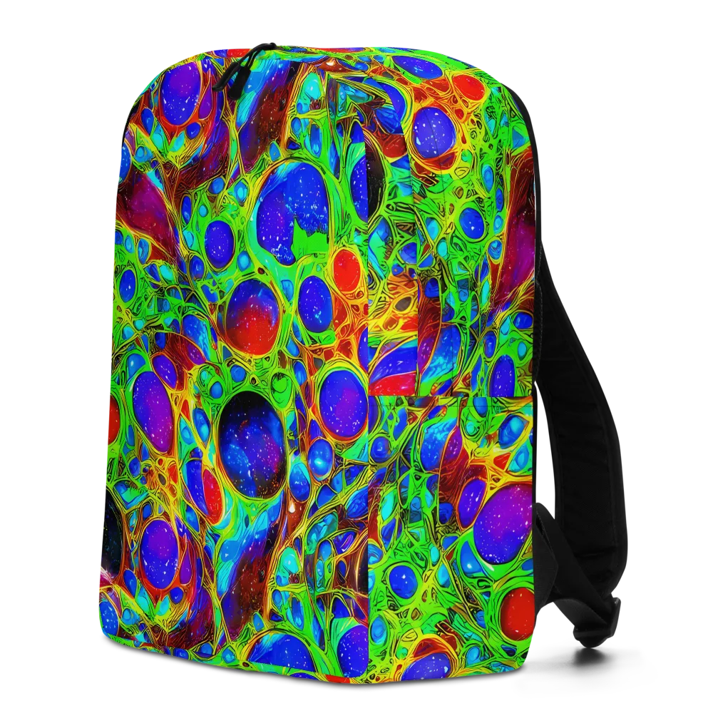 Biomorphic Burst on Minimalist Backpack — Left
