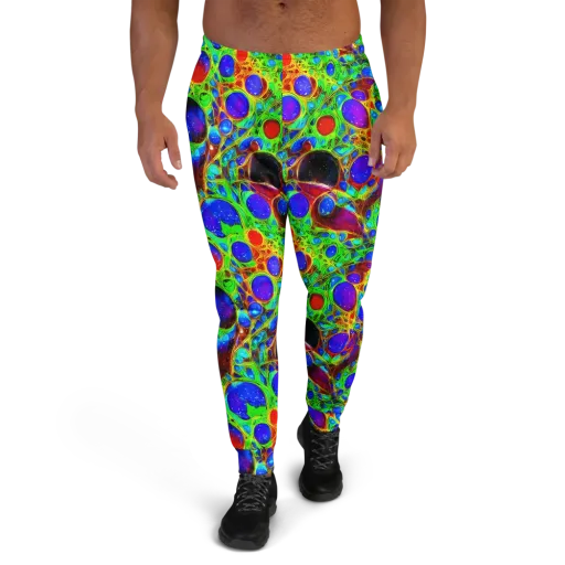 Biomorphic Burst on a Men's Joggers