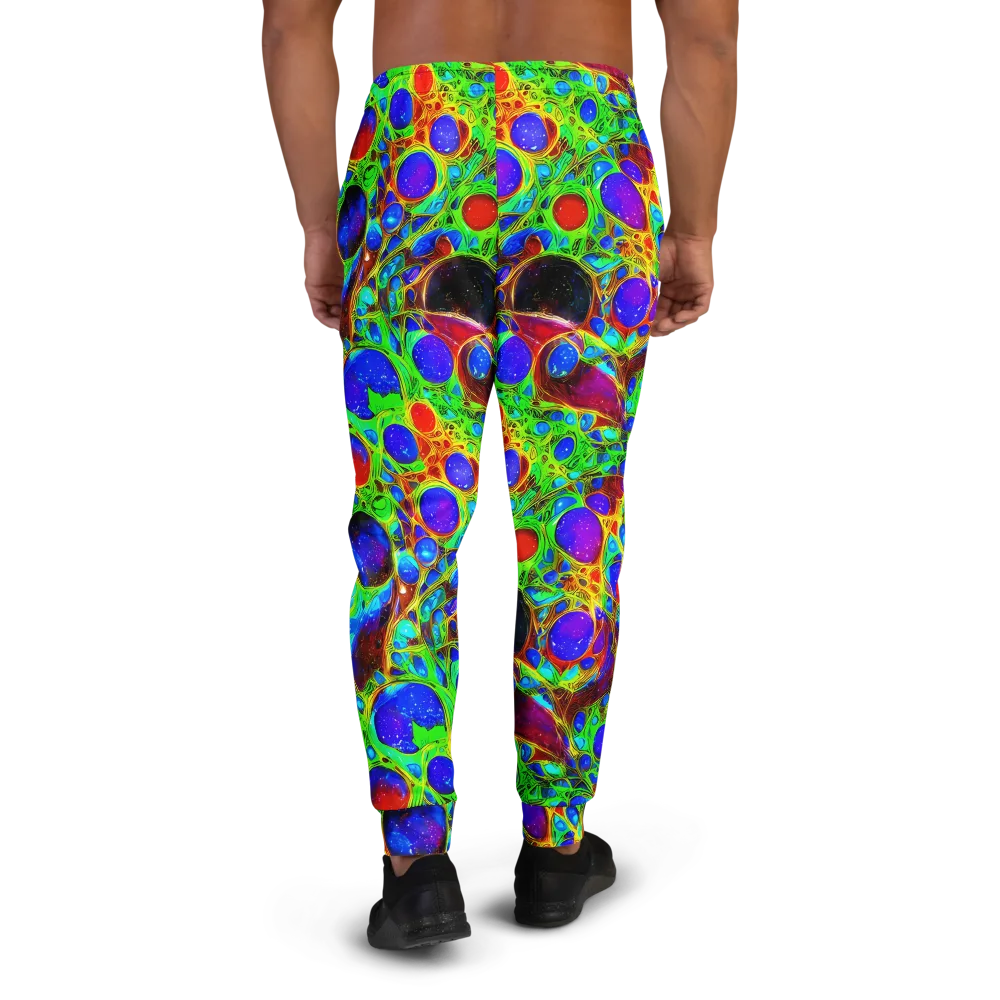 Biomorphic Burst on Men's Joggers — Back