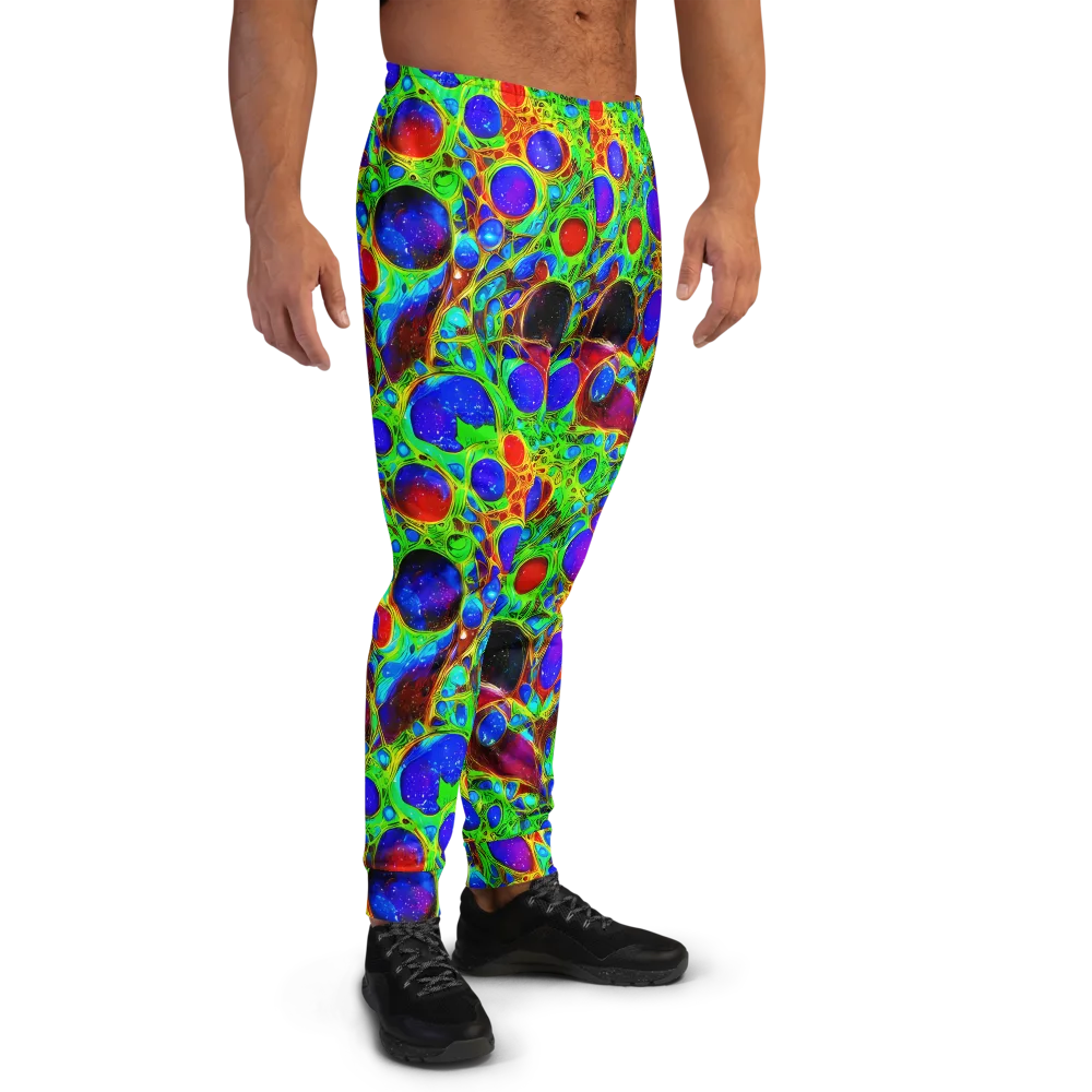 Biomorphic Burst on Men's Joggers — Right
