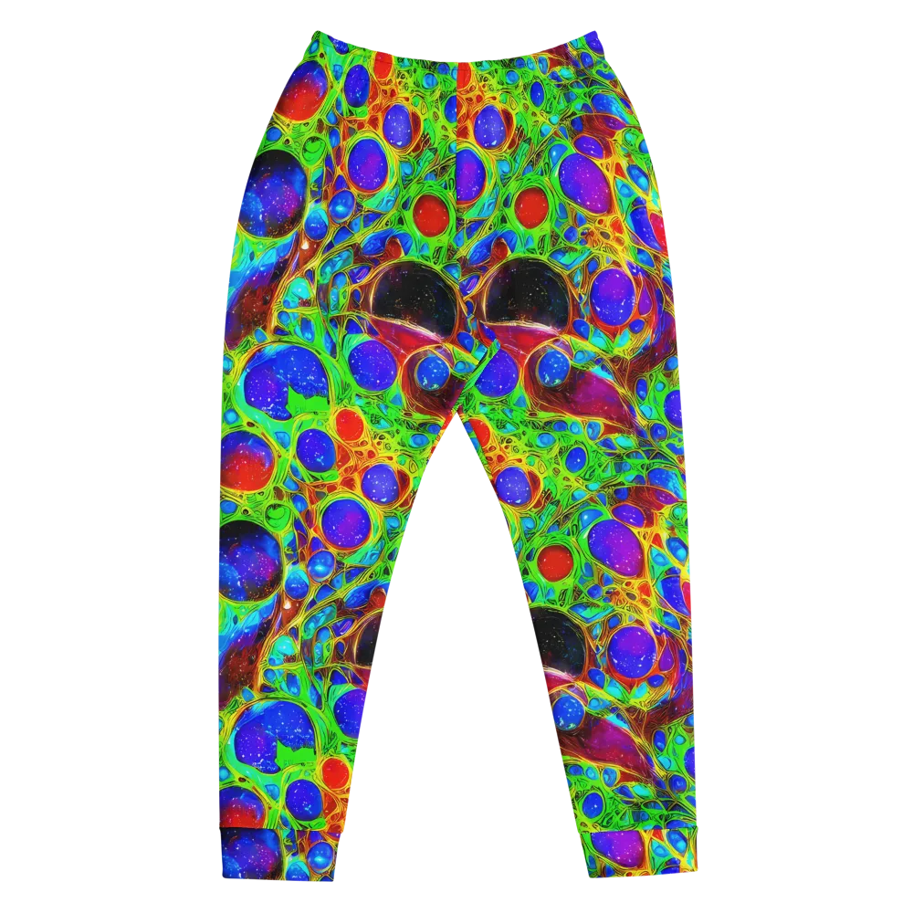 Biomorphic Burst on Men's Joggers — Front