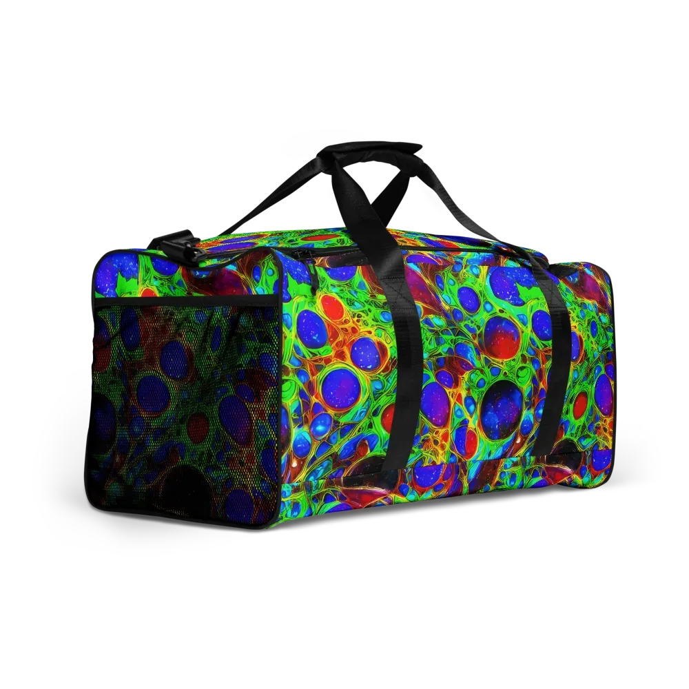 Biomorphic Burst on Duffle Bag — Right Front