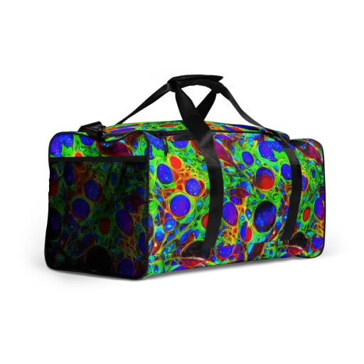 Biomorphic Burst on a Duffle Bag
