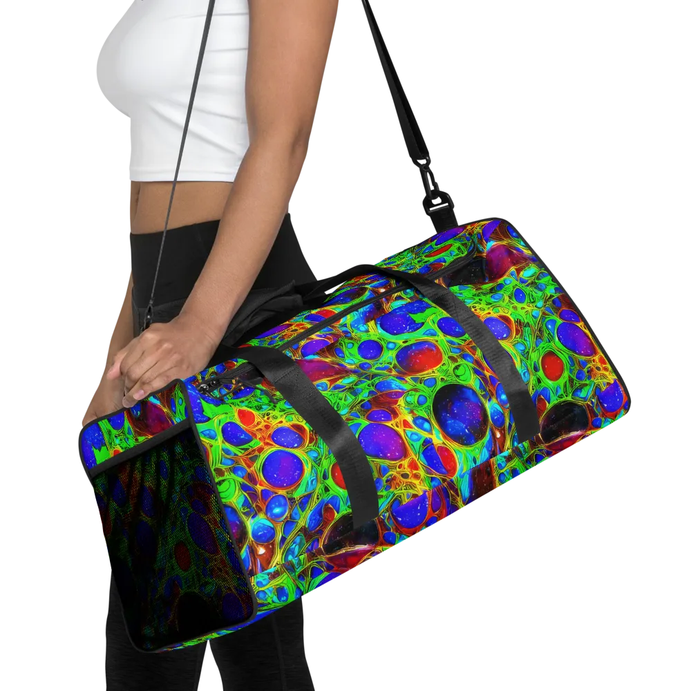 Biomorphic Burst on Duffle Bag — Front