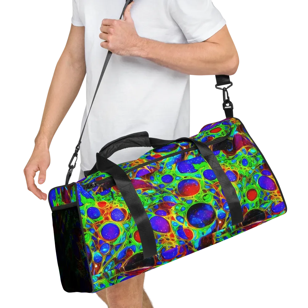 Biomorphic Burst on Duffle Bag — Right Front