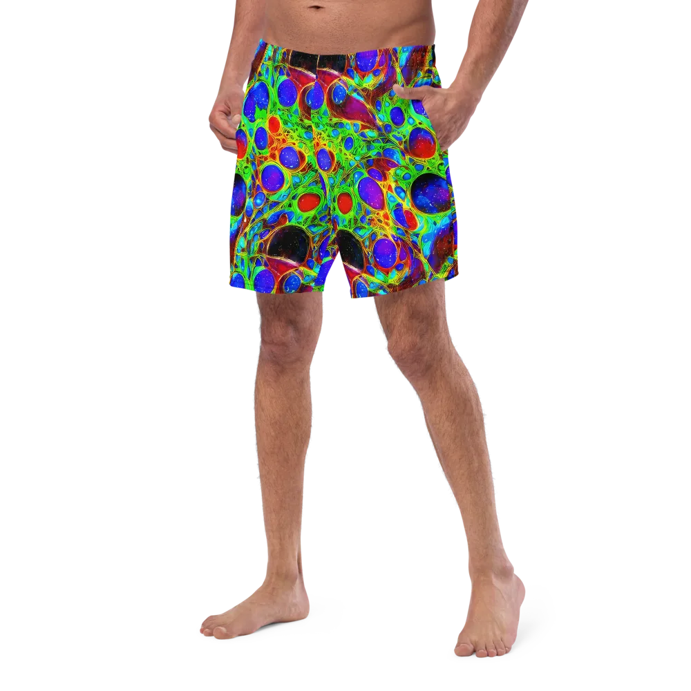 Biomorphic Burst on Swim Trunks — Left Front