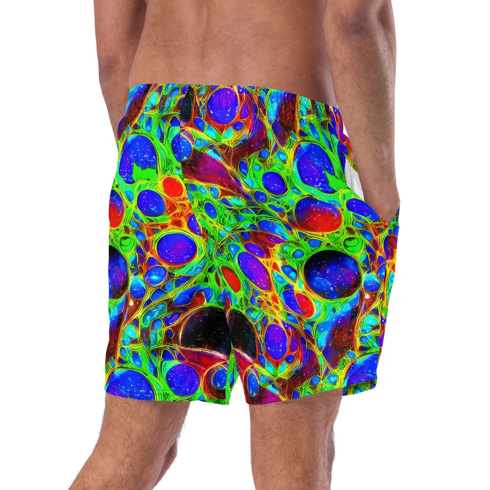 Biomorphic Burst on Swim Trunks — Right Back
