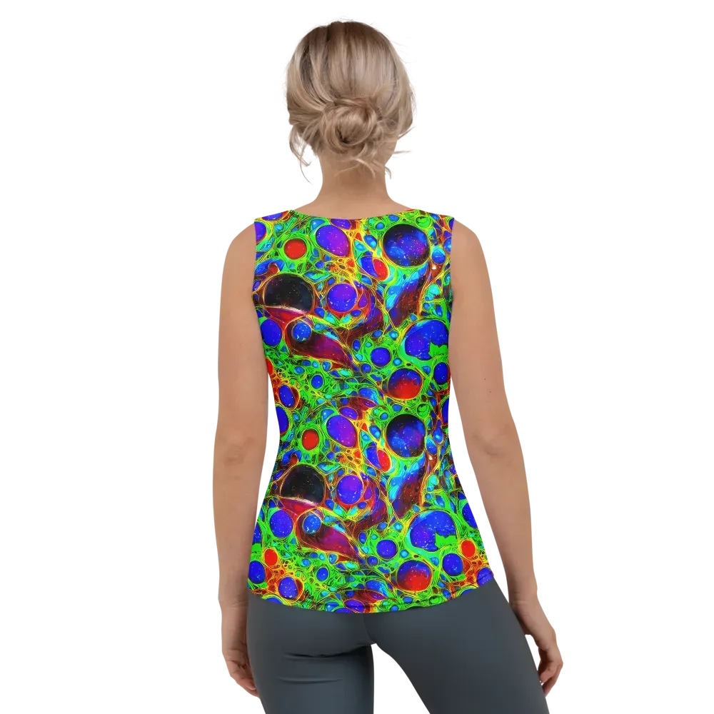 Biomorphic Burst on Women's Tank Top — Back