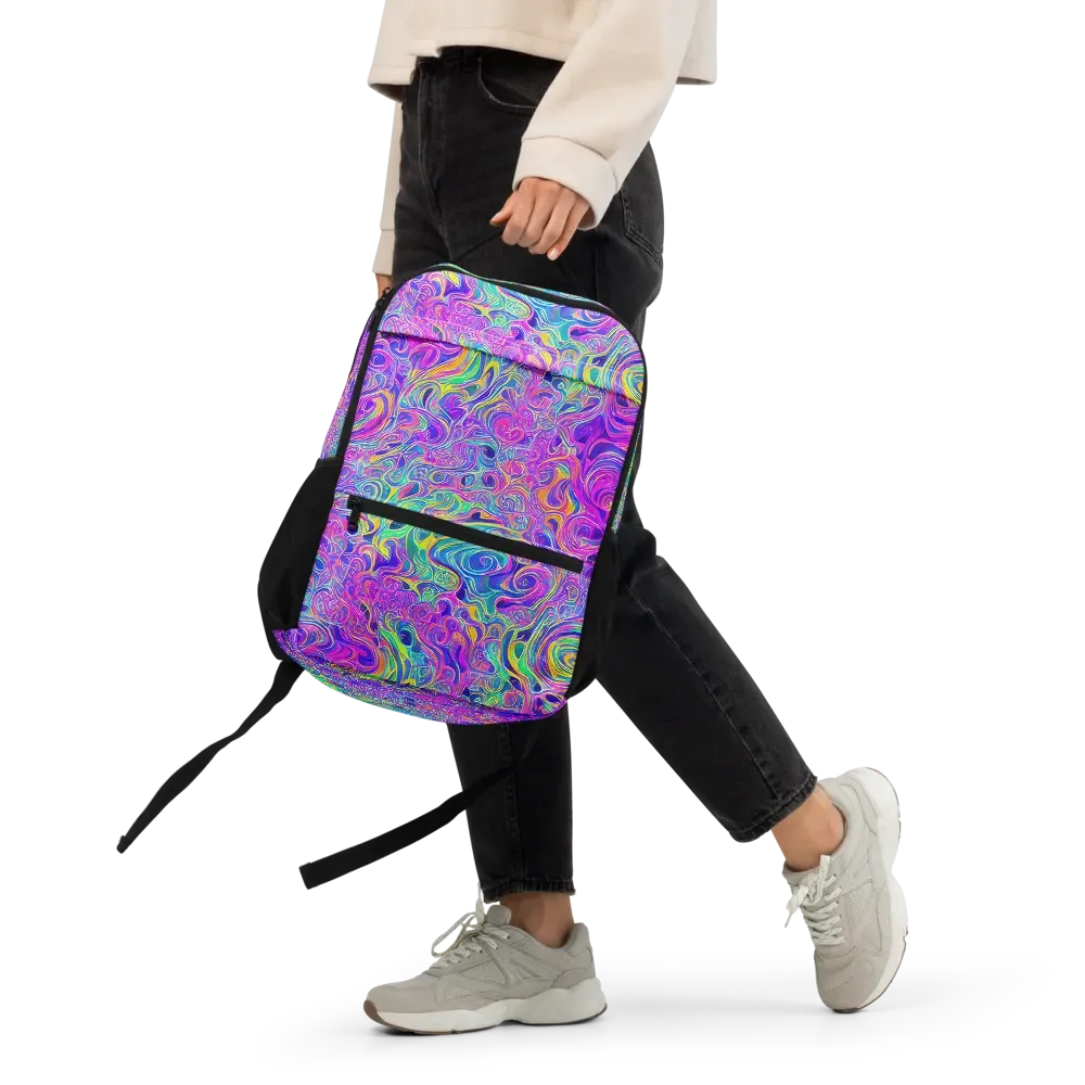 Kaleido Fever on Utility Backpack — Front