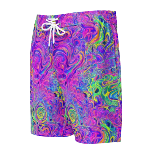 Kaleido Fever on a Men's Board Shorts