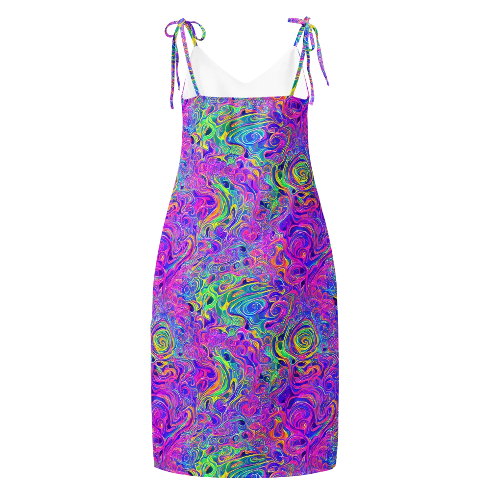 Kaleido Fever on Slip Dress — Back