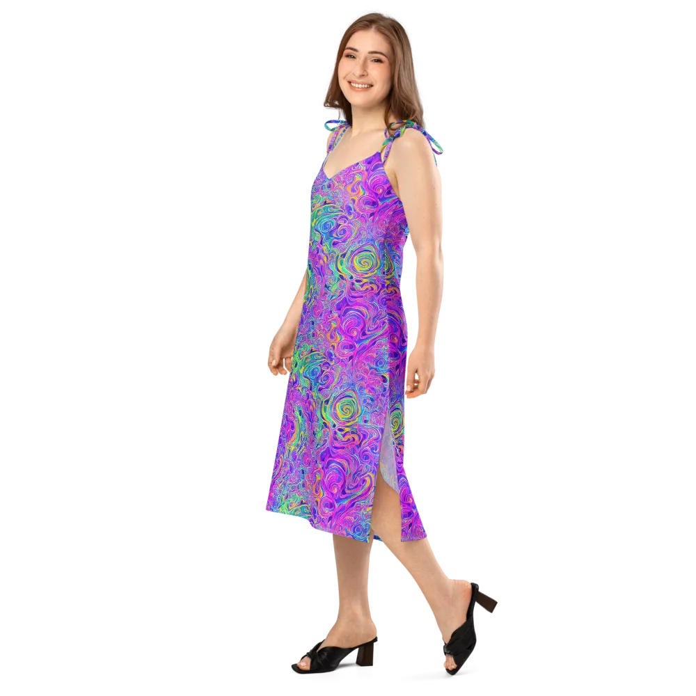 Kaleido Fever on Slip Dress — Left Front