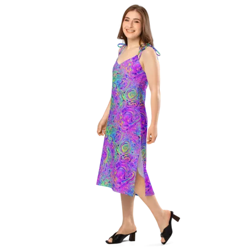 Kaleido Fever on a Slip Dress
