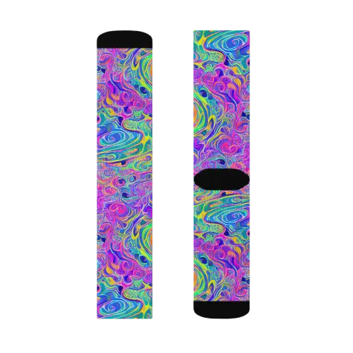 Kaleido Fever on a Socks