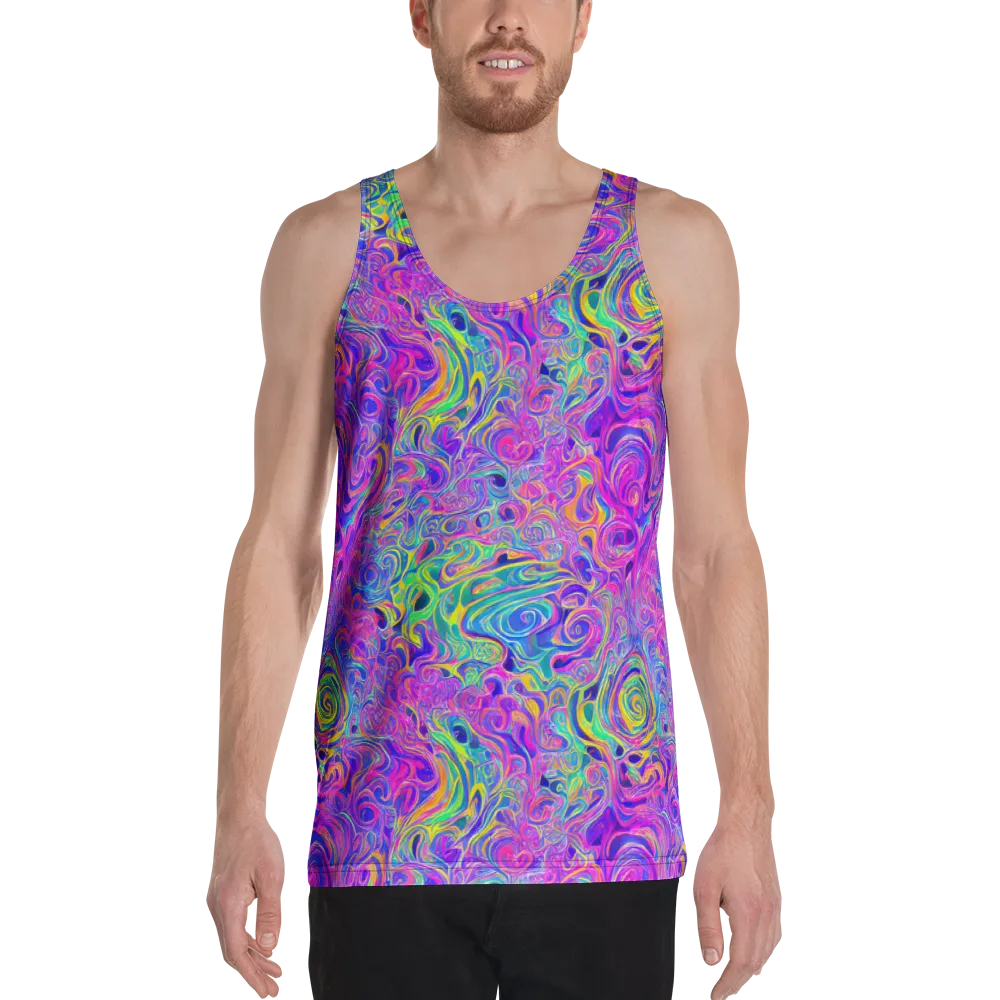 Kaleido Fever on Men's Tank Top — Front