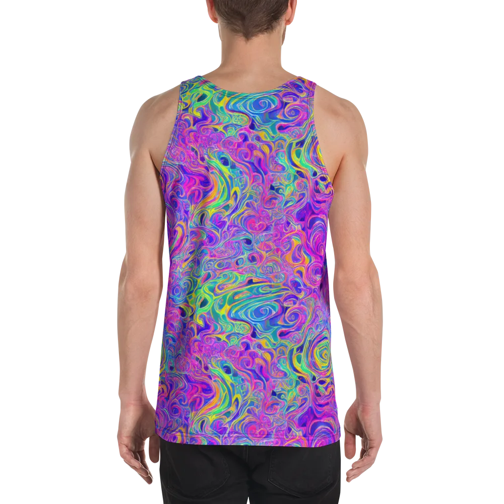 Kaleido Fever on Men's Tank Top — Back