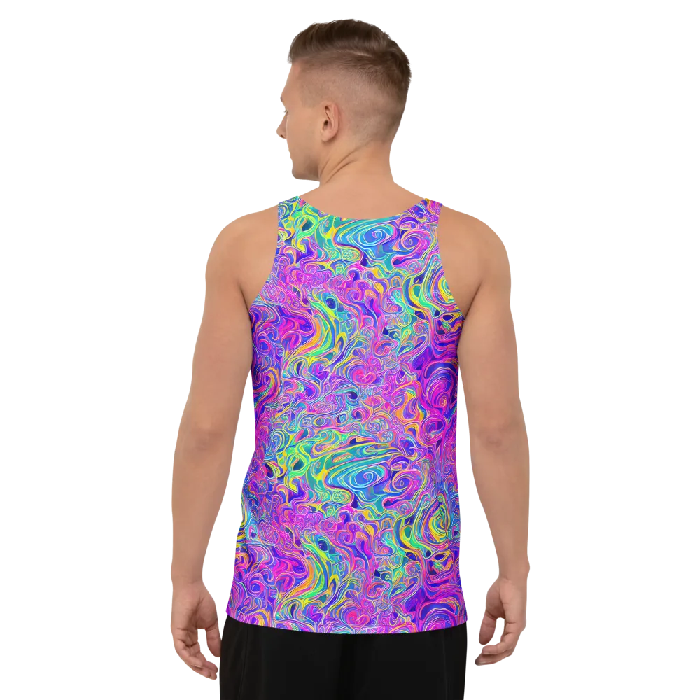 Kaleido Fever on Men's Tank Top — Back