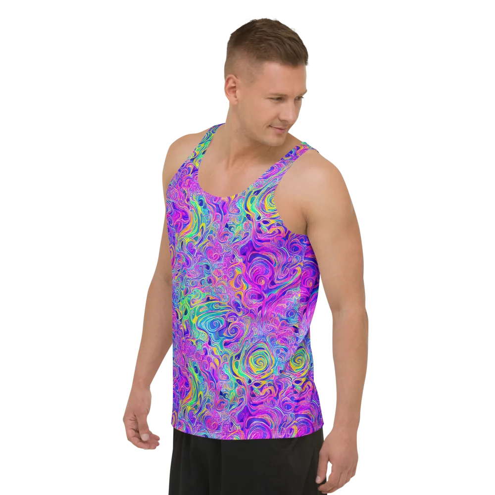 Kaleido Fever on Men's Tank Top — Left Front