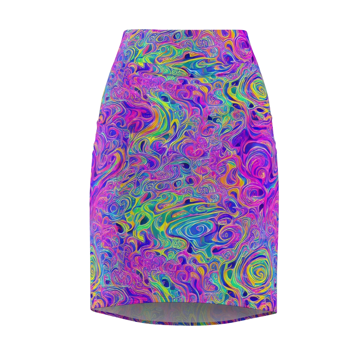 Kaleido Fever on Pencil Skirt — Front