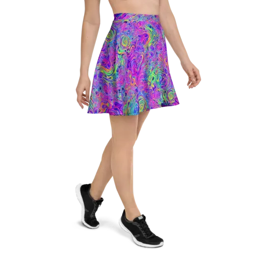 Kaleido Fever on a Skater Skirt
