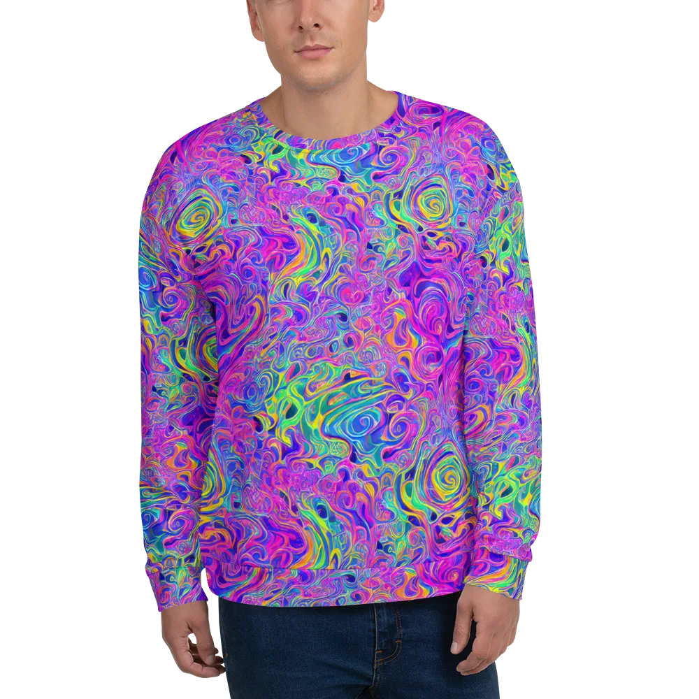 Kaleido Fever on Sweatshirt — Front