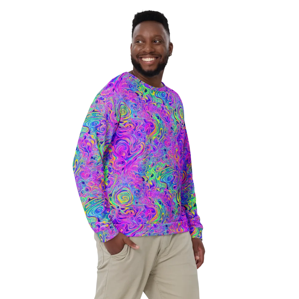 Kaleido Fever on Sweatshirt — Front