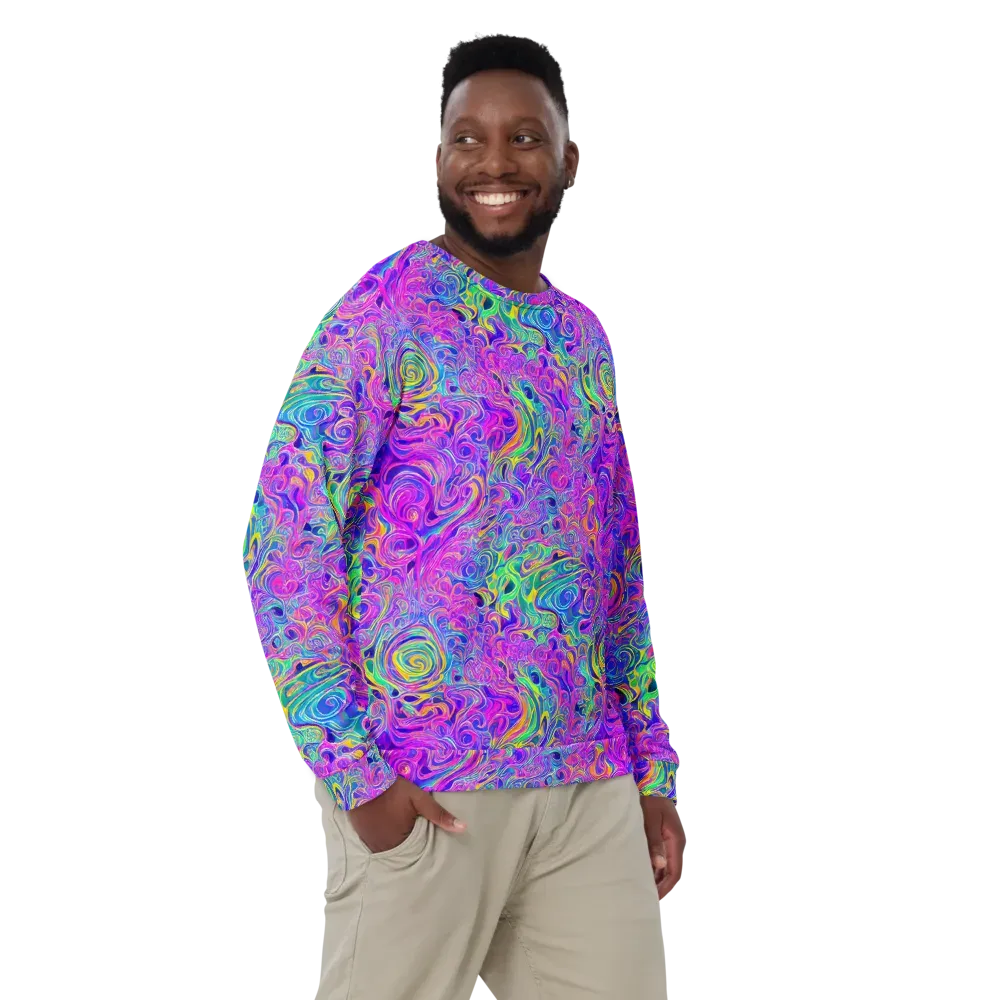 Kaleido Fever on Sweatshirt — Front