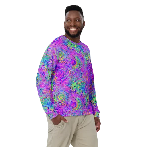 Kaleido Fever on a Sweatshirt
