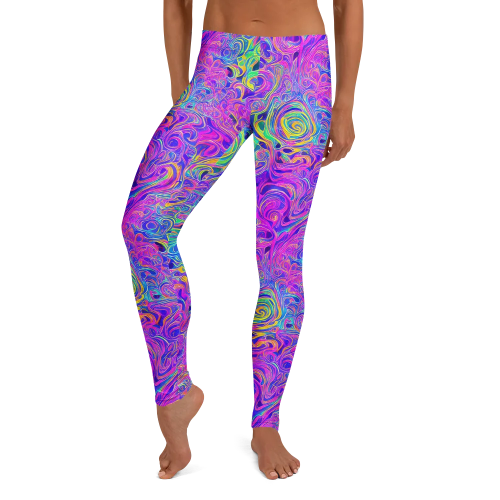 Kaleido Fever on Leggings — Front